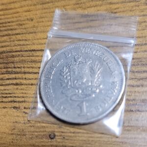 Venezuelan 1 Bolivar Coin